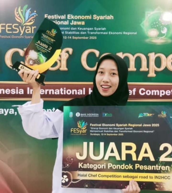PPFF Semarang Juara 2 dalam Kategori Pesantren Unggulan Bidang Kemandirian Ekonomi Pesantren dan Juara 2 Halal Chef Competition se-Regional Jawa.